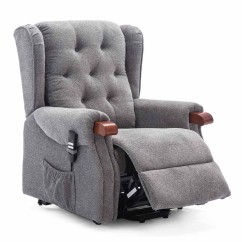 Middleton Dual Motor Rise Recline Chair With Wooden Knuckles